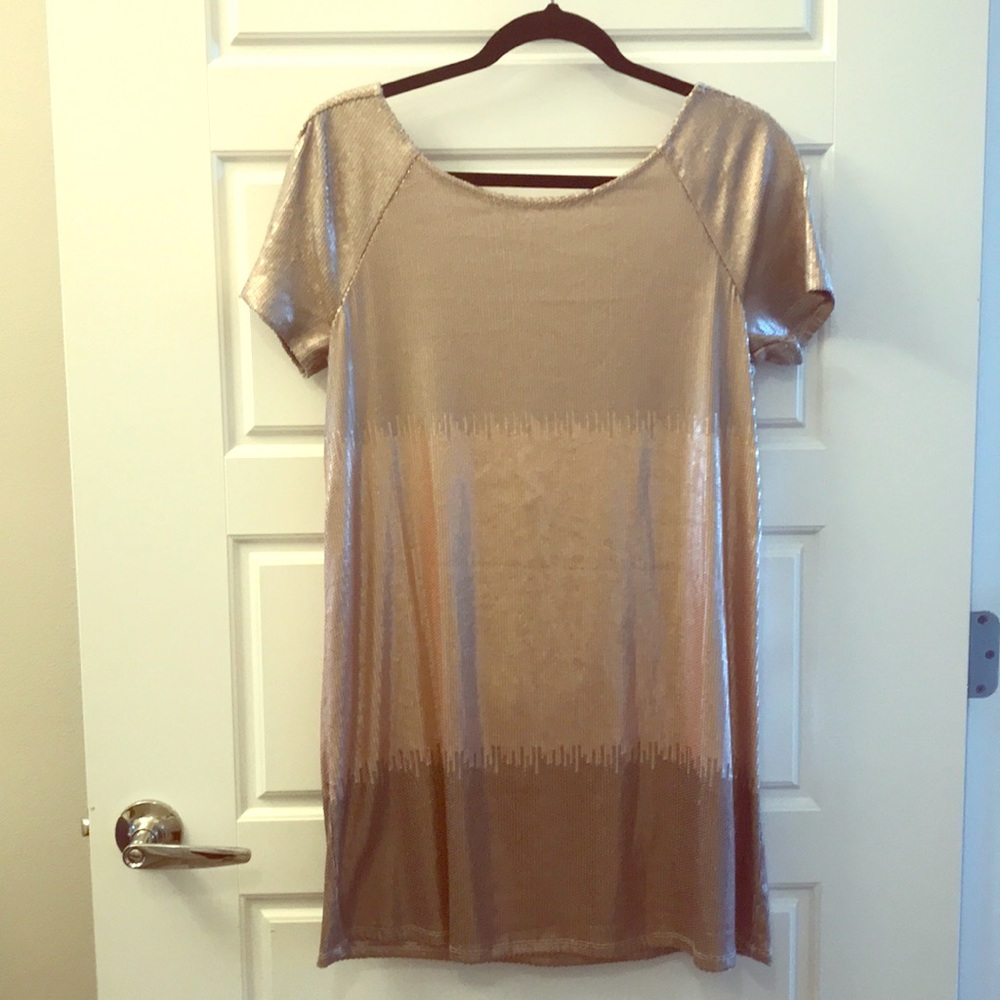 Sequin Free People Dress with Open Back